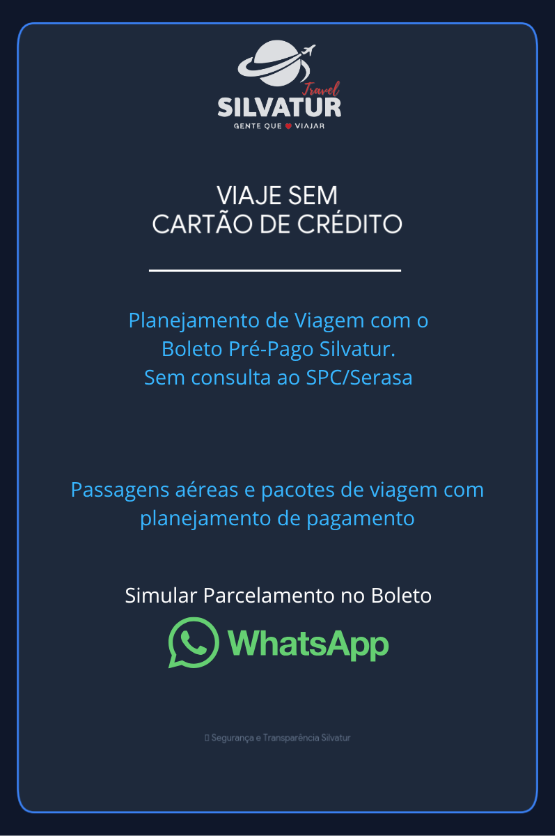 Viagens pré-pagas no boleto